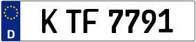 Truck License Plate